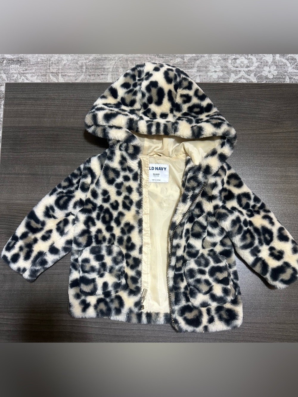 18-24M Baby Girl Faux Fur Coat